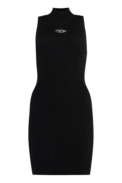 DIESEL M-ONERVAX KNITTED TURTLENECK DRESS