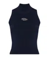Diesel M-onervax Ribbed-knit Tank Top In Black