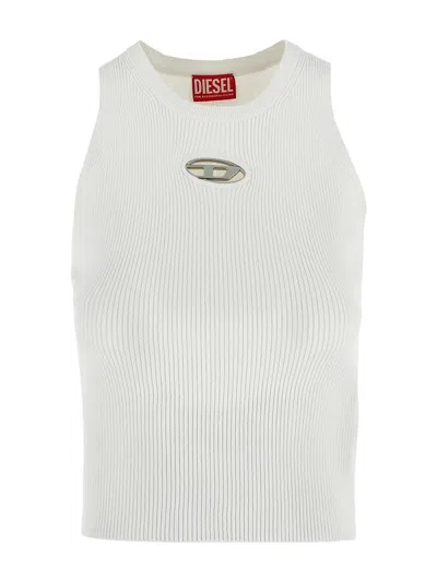 DIESEL M-ONERVAX RIBBED-KNIT TURTLENECK TOP