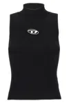 Diesel M-onervax Ribbed-knit Tank Top