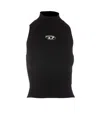 Diesel M-onervax Ribbed-knit Tank Top