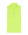 Diesel M-onervax-top Logo Tank Top In Yellow
