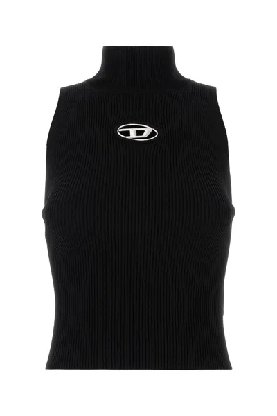 DIESEL DIESEL BLACK VISCOSE BLEND M-ONERVAX TOP