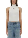 Diesel Knitted Top In White