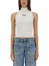Diesel Knitted Top In White