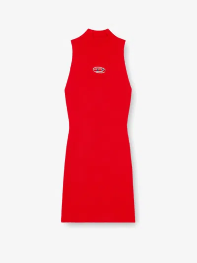 DIESEL M-ONERVAX VISCOSE BLEND SHORT DRESS
