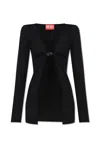 Diesel M-pierry Knit Long Cardigan In Nero