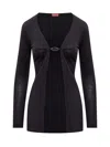 Diesel "m Pierry" Wool Cardigan In Black