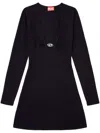 Diesel M-placky Mini Dress In Blue
