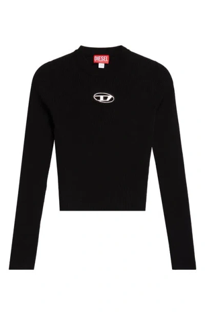 DIESEL DIESEL® M-VALARI LOGO CUTOUT RIB TOP