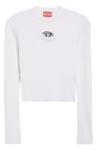 DIESEL DIESEL® M-VALARI LOGO CUTOUT RIB TOP