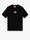 Diesel Women T-uncutie-long-od-q1 Slim T-shirt In Black Organic Jersey In Black