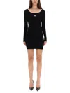Diesel "m-vera" Dress In Black