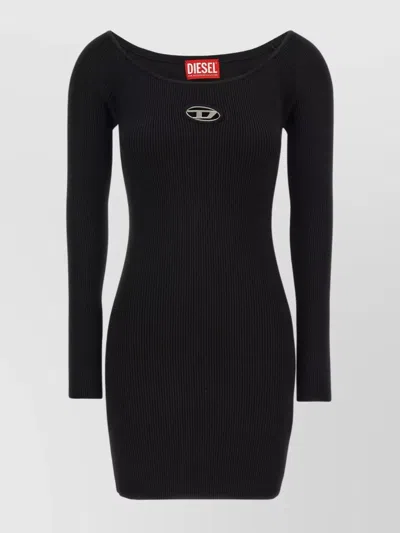 DIESEL 'M-VERA' DRESS BODYCON LONG SLEEVES