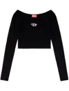 Diesel Top In Viscose Yarn From Responsibly Managed Forests In Black