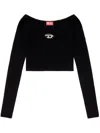 Diesel Top In Viscose Yarn From Responsibly Managed Forests In Black