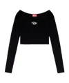Diesel T-shirt M-vera-ls In Black