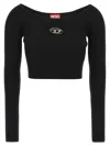 Diesel T-shirt M-vera-ls In Black