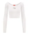 Diesel Top In Viscose Yarn From Responsibly Managed Forests In White