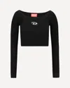 Diesel Top In Viscose Yarn From Responsibly Managed Forests In Black