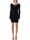 Diesel M-vera Mini Dress In Black