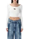 Diesel Top In Viscose Yarn From Responsibly Managed Forests In White