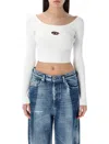 Diesel Top In Viscose Yarn From Responsibly Managed Forests In White