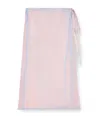 Diesel Wrap Skirt In Double-dyed Rib-knit In Pink