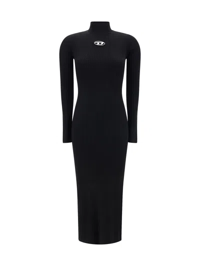 DIESEL M-ZARY-B LOGO PLAQUE DRESS