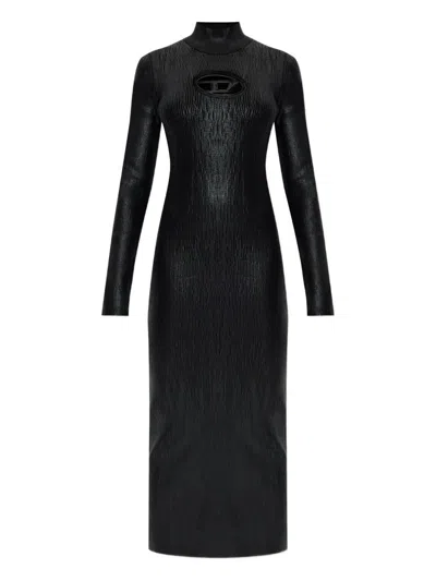 Diesel M-zary Viscose Dress In Black