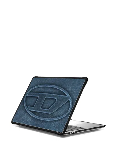 Diesel Macbook 12 Denim Logo Laptop Sleeve In Green