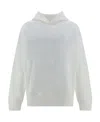 Diesel Macs Logo-embroidered Cotton Hoodie In Gray