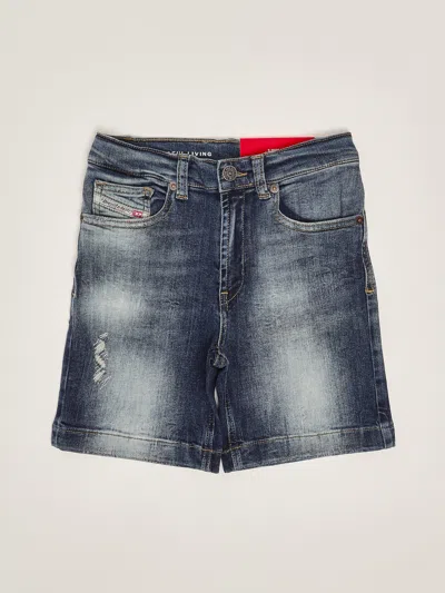 Diesel Kids' Macs Shorts Shorts In Blue