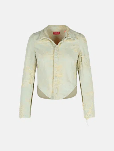 Diesel 'madeline' Light Blue Cotton Shirt