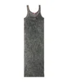 Diesel Maeve-utlt Mesh Tank Dress In Gray