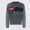 Diesel Men K-fronzi Otton Sweater In Blue