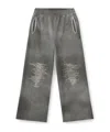 Diesel Grey Stretch Cotton Blend P-percy Joggers In Gray