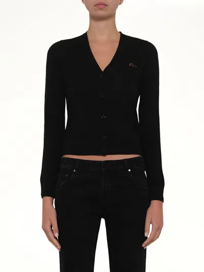 Diesel M-alima Cardigan In Black