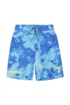 Diesel Costume Boxer Allover Maltinto In Blue