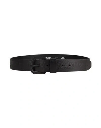 Diesel Man Belt Black Size 30 Bovine Leather