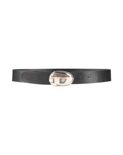 Diesel Man Belt Black Size 30 Cow Leather