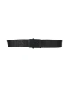 Diesel Man Belt Black Size 38 Polyamide, Polyester