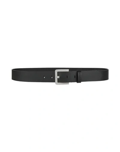Diesel Man Belt Black Size 39.5 Cow Leather