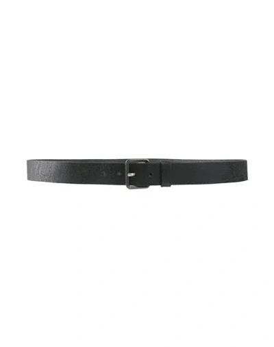 Diesel Man Belt Black Size 39.5 Cow Leather