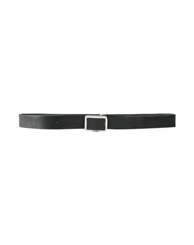 Diesel Man Belt Black Size 39.5 Leather