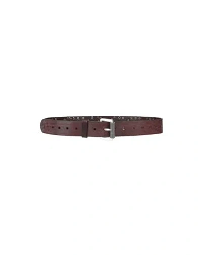 Diesel Man Belt Brown Size 36 Bovine Leather