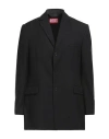 Diesel Man Blazer Black Size 42 Polyester, Virgin Wool In Black