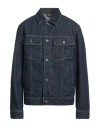 Diesel Man Denim Outerwear Blue Size L Cotton