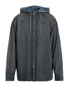 Diesel Man Denim Shirt Blue Size L Lyocell In Blue