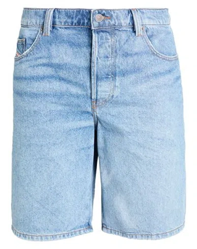 Diesel Man Denim Shorts Blue Size 34 Cotton